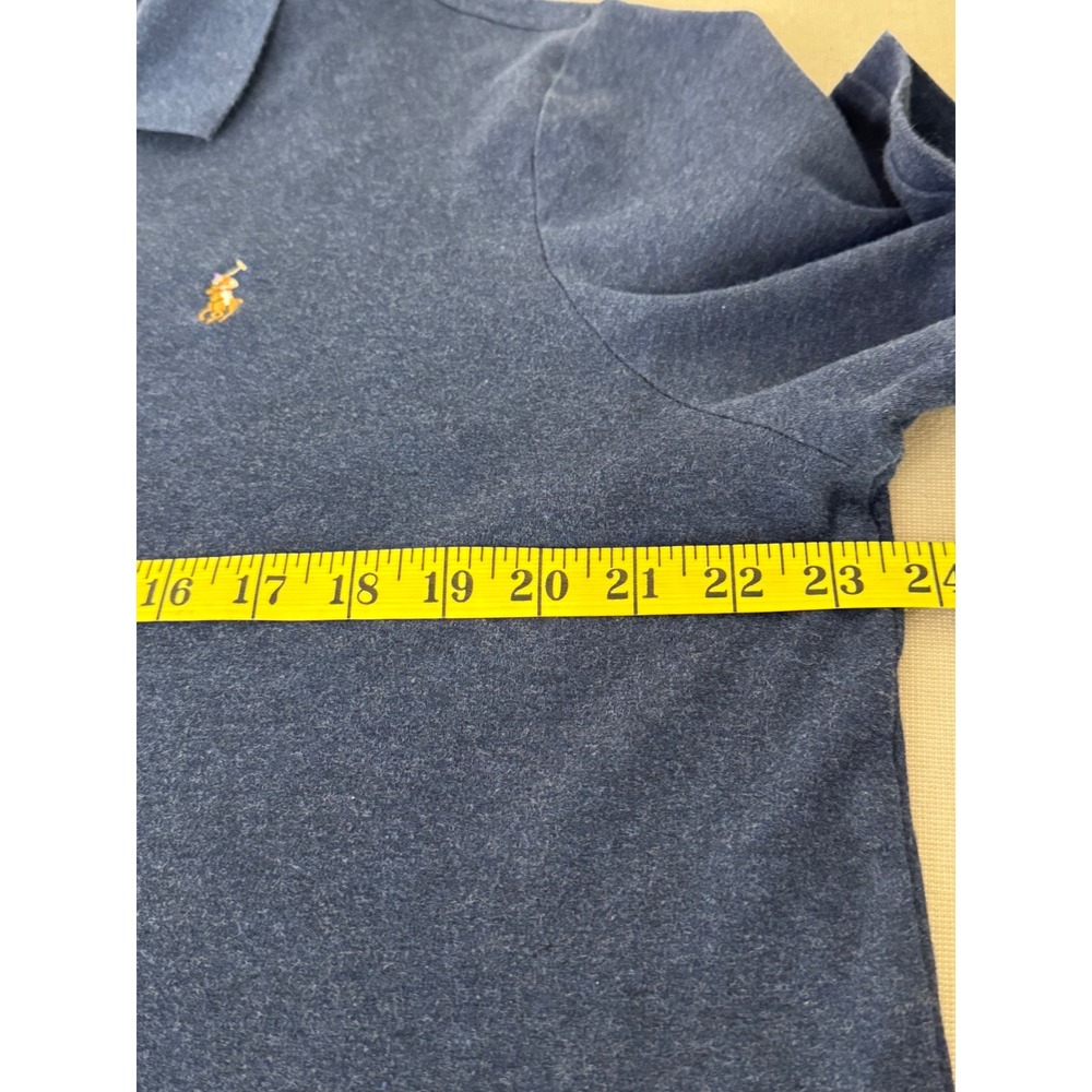 Polo Ralph Lauren Custom Slim Fit Polo Mens Blue XL - Picture 6 of 7